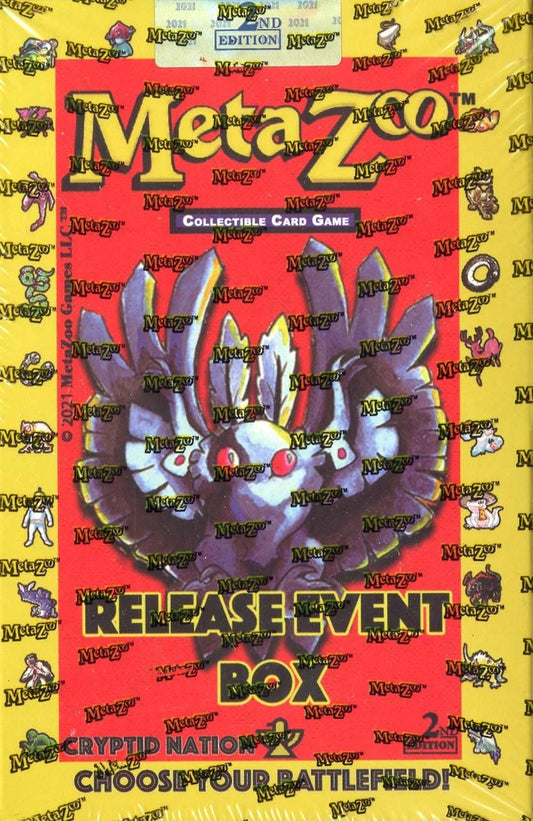 Metazoo Cryptid Nation 2nd Edition Release Event Deck Box